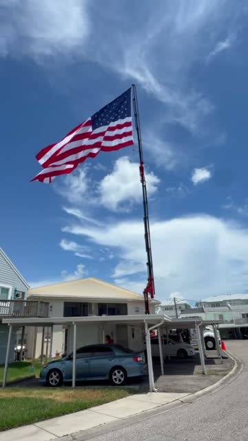 Old Glory Over Pinellas: Sunshine, Palm Trees, and Local Pride