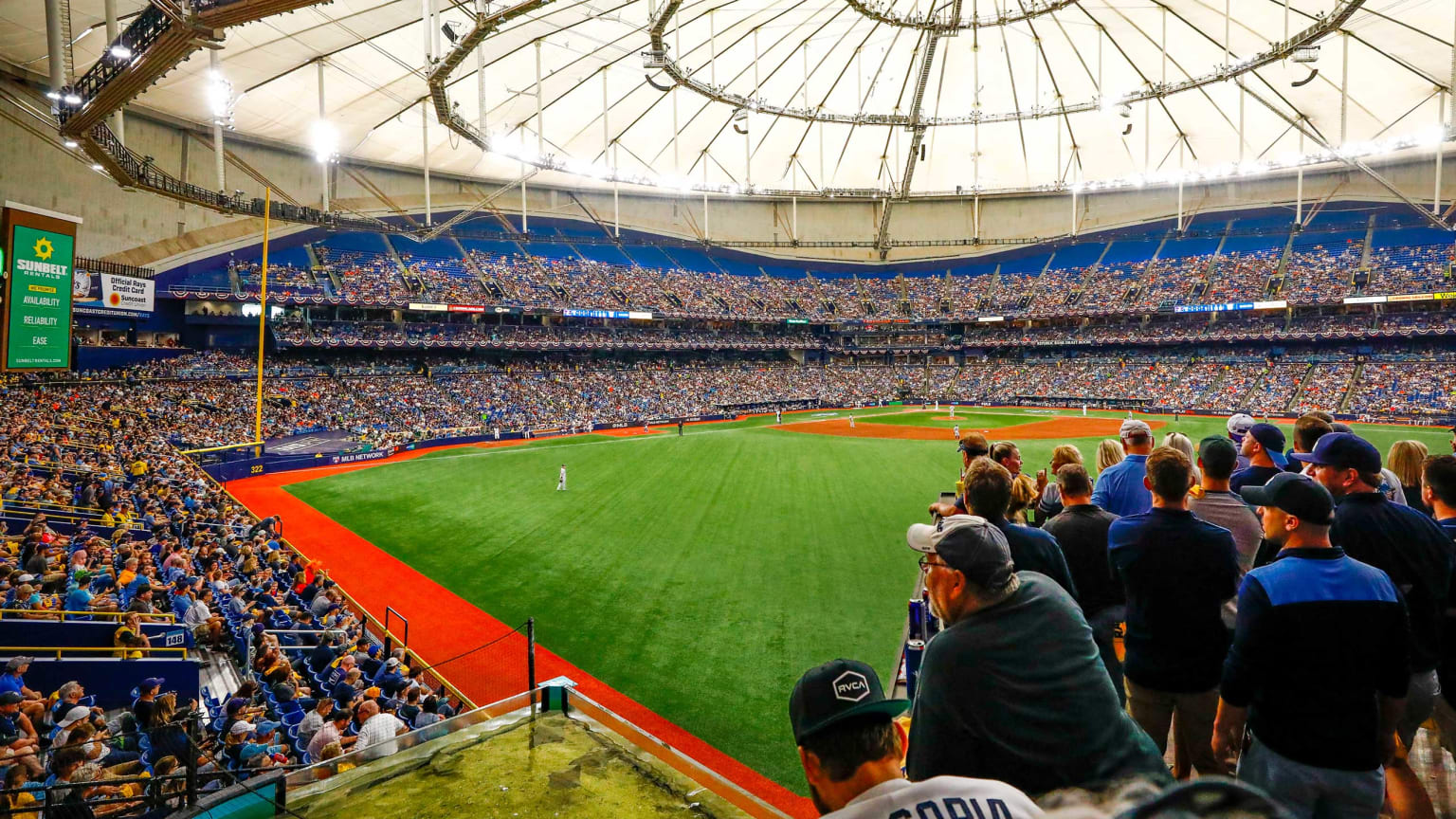 Tropicana Field, home of the Tampa Bay Rays